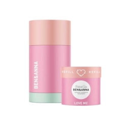 Zestaw REFILL: Naturalny dezodorant na bazie sody LOVE ME 40 g + pojemnik wielokrotnego uzupełniania, BEN&ANNA