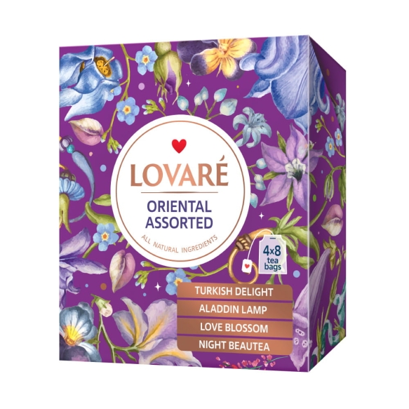 Zestaw Herbat LOVARE „Assorted Oriental” – 32 saszetki