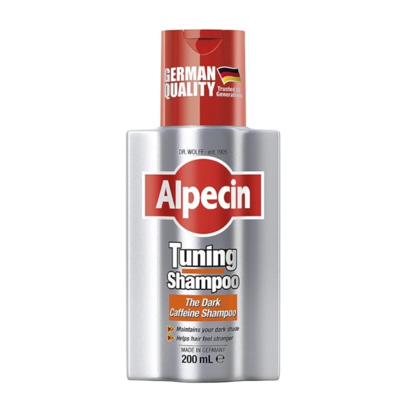 Тонирующий шампунь для тёмных волос, Alpecin Tuning Shampoo, 200мл