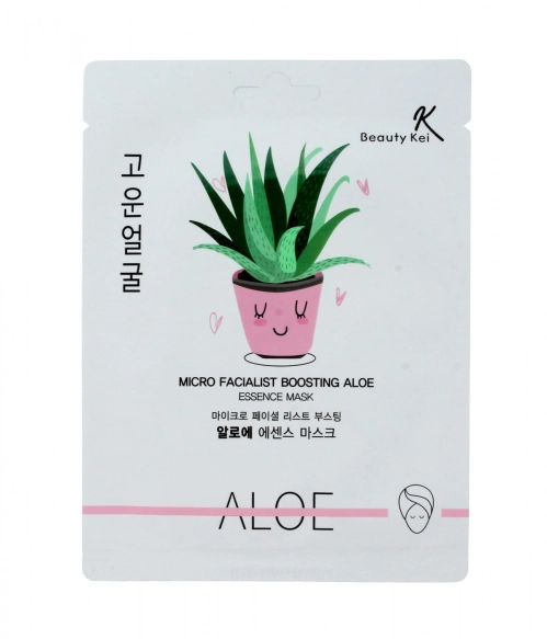 Beauty Kei Maseczka na płacie kojąco-nawilżająca Aloe  1szt