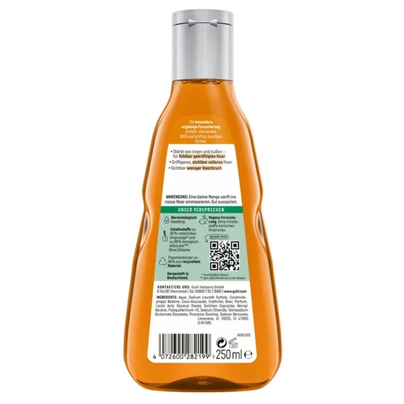 Intensywnie Wzmacniający Szampon do Włosów Cienkich i Delikatnych, GUHL Intensiv Kräftigung, 250 ml