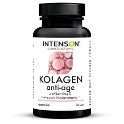 Anti-age Collagen + Hyaluron + Vitamin C, Intenson, 120 tablets