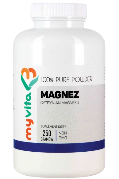 Magnesium Citrate Powder, MyVita, 250 g