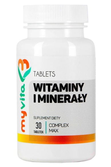 Witaminy i Minerały Complex Max, MyVita 30 tabletek
