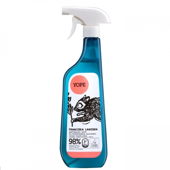 YOPE Naturalny płyn do czyszczenia łazienki Francuska Lawenda 750 ml
