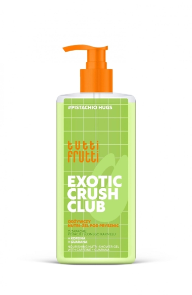 TUTTI FRUTTI #Pistachio Hugs Odżywczy nutri-żel pod prysznic Pistacja + Kofeina + Guarana 400 ml
