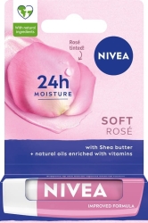 NIVEA Lip Care Pielęgnująca pomadka do ust - Soft Rose 4.8 g