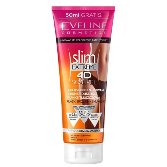 EVELINE Slim Extreme 4D Superskoncentrowane serum redukujące tkankę tłuszczową 250 ml