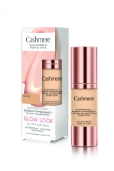 CASHMERE Rozświetlający podkład wypełniający z kwasem hialuronowym Nude 30 ml