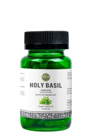 VANAN Holy Basil Suplement diety wspomagający układ oddechowy Kapsułki 60 szt.