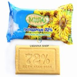 Хозяйственное мыло 72% (твердое),  200 г
