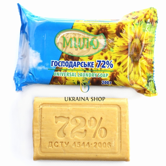 Хозяйственное мыло 72% (твердое), 200 г