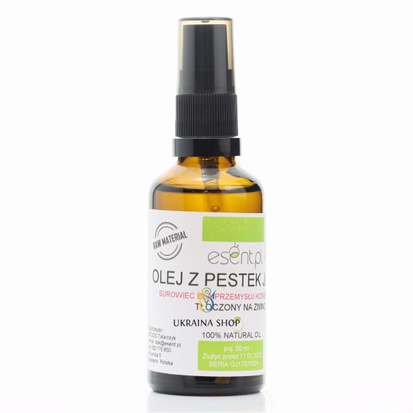 Olej z Pestek Jabłka tłoczny na zimno, Esent, 50ml