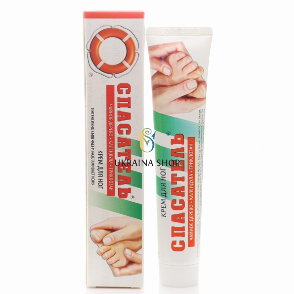 Krem do stóp z olejkiem z drzewa herbacianego, nagietkiem i triklosanem Ratownik, Dr. Retter, 50 g