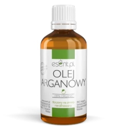 Olej Arganowy tłoczony na zimno, ze Świeżych Orzechów, Esent, 50 ml
