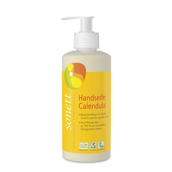Calendula Hands, Face &amp; Body Liquid Soap, Sonett, 300ml