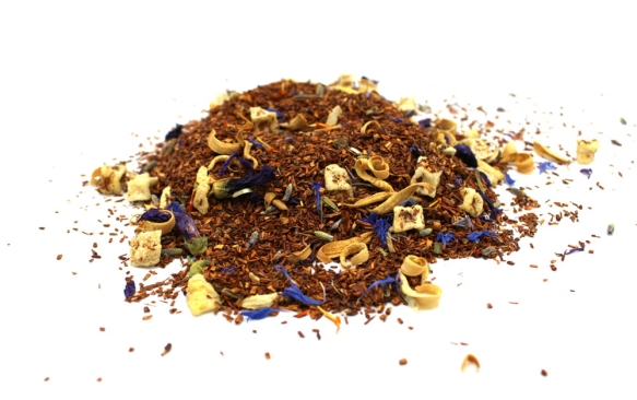 Herbata Relaksująca, Rooibos z Lawendą, Jabłkiem i Pomarańczą, 50g