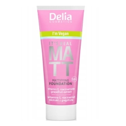 DELIA It’s Real Matt Foundation Nourishing & Moisturising Matte Finish 101 Porcelain
