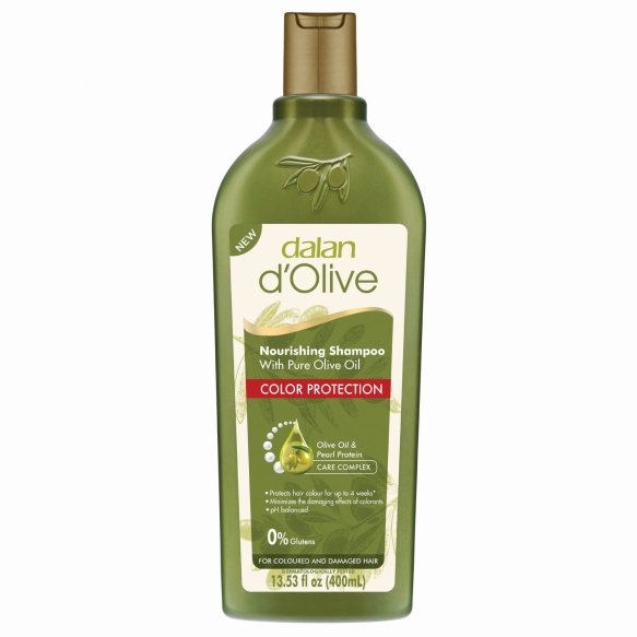 Szampon do włosów farbowanych chroniący kolor, DALAN d`Olive, 400 ml
