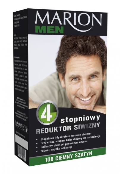 MARION Men Style Reduktor siwizny nr 108 - Ciemny szatyn