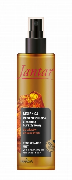 JANTAR Mgiełka regenerująca z esencją bursztynową do włosów zniszczonych 200 ml