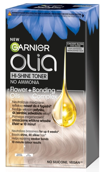 GARNIER Olia Hi-Shine Toner do włosów blond  - Chłodny Blond 1op.