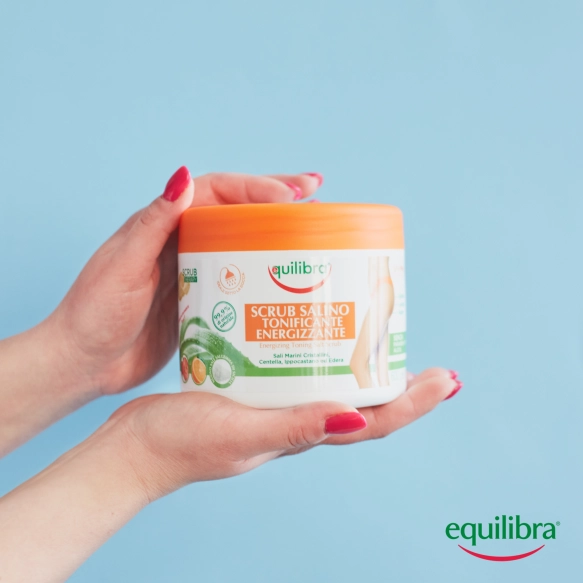 Tonizująco – Energetyzujący Peeling Solny do Ciała Equilibra, 600 ml