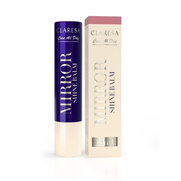 CLARESA Care All Day Mirror Shine Balm Błyszczyk w sztyfcie 2w1 Dreamtime 3 g