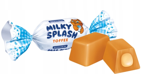 Cukierki Roshen Milky Splash - Szklanka Mleka, 1kg