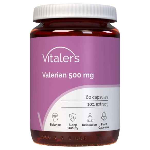 Waleriana (Kozłek lekarski) 500 mg, Vitaler’s, 60 kapsułek