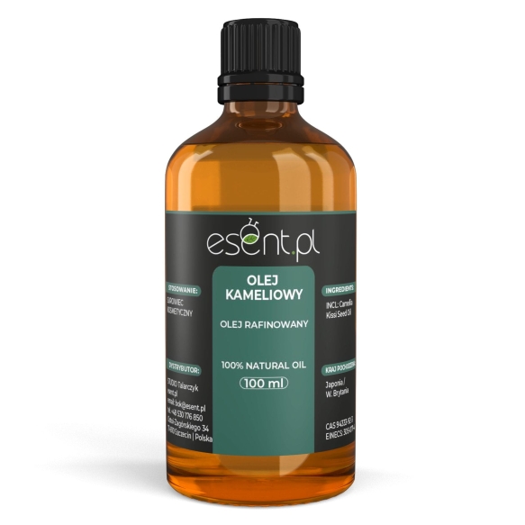 Olej Kameliowy Zimnotłoczony, Esent, 100 ml