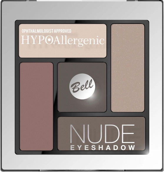 Bell Hypoallergenic Cienie do powiek Nude satynowo-kremowe nr 01  1szt