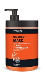 CHANTAL ProSalon Rice & Tsubaki Oil Maska wygładzająca do włosów suchych,puszących się i pozbawionych  blasku 1000g