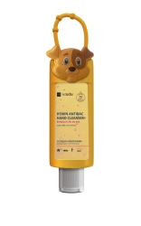 HISKIN Antibac Hand Cleanser+ Biobójczy Żel do rąk o zapachu brzoskwini - piesek (butelka 75ml+etui)