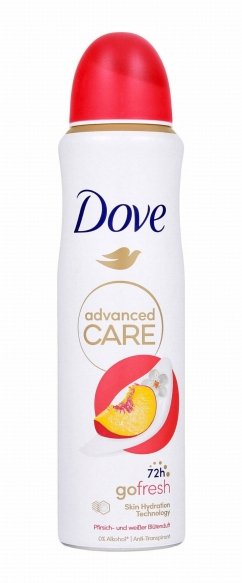 DOVE Go Fresh Antyperspirant dla kobiet w sprayu Peach & White Blossom Scent 150 ml