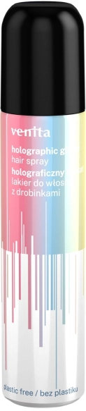 VENITA Glitter Hair Spray Lakier do włosów z drobinkami - holograficzny 75 ml