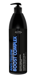 JOANNA PROFESSIONAL Silver Boost Complex Szampon tonujący kolor - srebrny 1000 ml