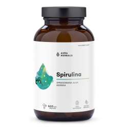 Spirulina, Aura Herbals, 600 tablets (150g)