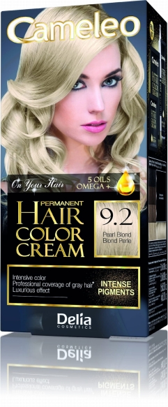 DELIA COSMETICS CAMELEO OMEGA Farba permanentna 9.2 Pearl Blond