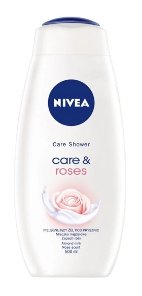 NIVEA Care Shower Pielęgnujący żel pod prysznic Rose & Almond oil 500 ml