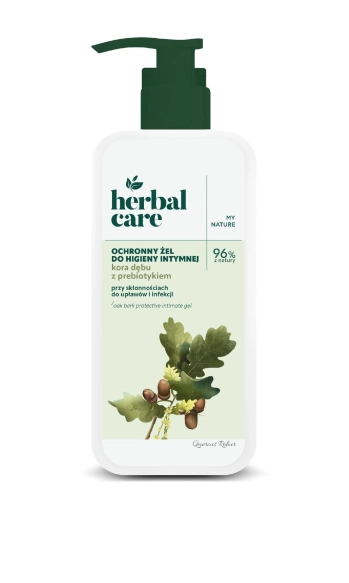 FARMONA Herbal Care Ochronny żel do higieny intymnej Kora dębu i prebiotyk 330 ml