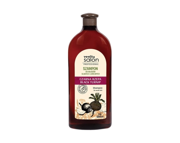 VENITA Salon Szampon do włosów z czarną rzepą 1000 ml