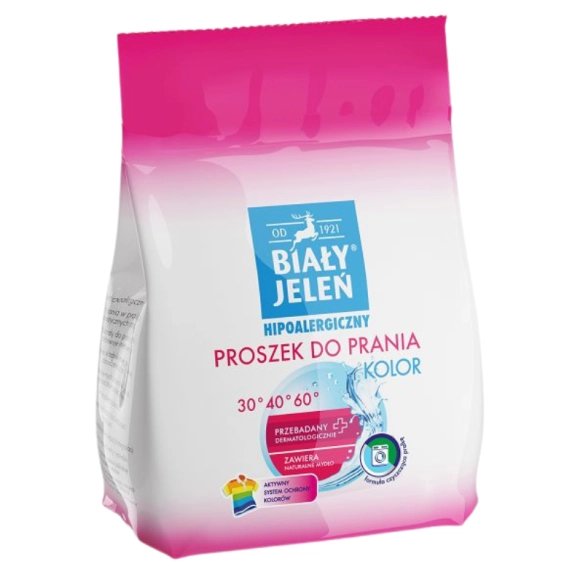 Biały Jeleń Proszek do prania hipoalergiczny Kolor 1,5kg