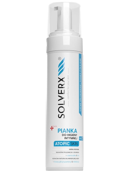 Intimate Hygiene Foam for Atopic Skin SOLVERX Atopic Skin, 200 ml
