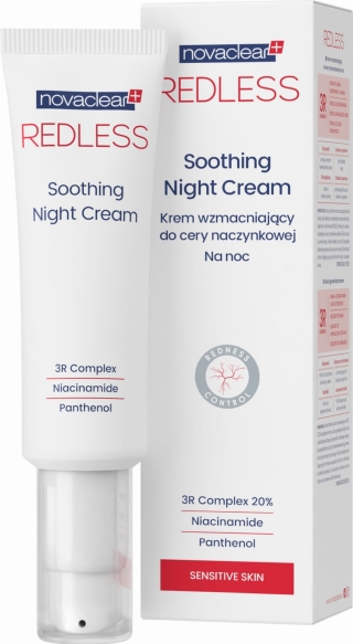 NOVACLEAR Redless Krem wzmacniający do cery naczynkowej na noc 50 ml