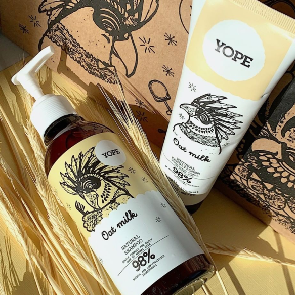 Mleko Owsiane Naturalna Odżywka do Włosów, Yope, 170 ml