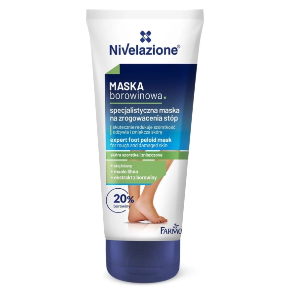 Specjalistyczna Maska Borowinowa na Zrogowacenia Stóp, Farmona Nivelazione, 75 ml