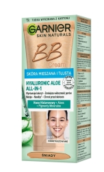 GARNIER Skin Naturals Krem tonujący BB Hyaluronic Aloe All-in-One - śniady - cera tłusta i mieszana 50 ml