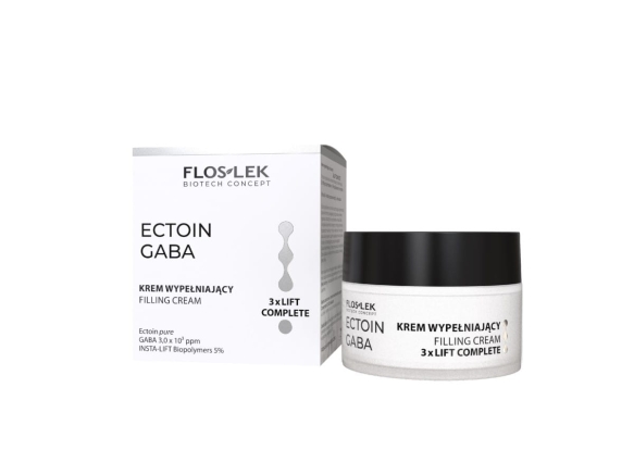 FLOSLEK Ectoin Gaba Krem wypełniający do twarzy 50 ml