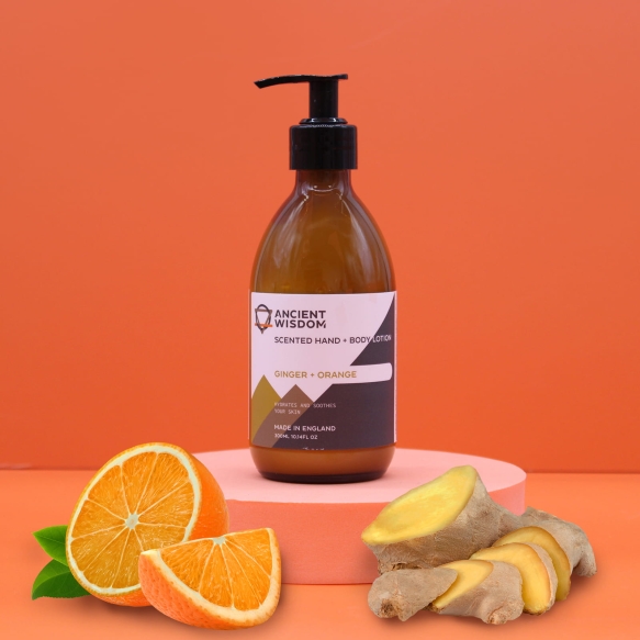 Imbir i Pomarańcza Perfumowany Balsam do Rąk i Ciała, 300 ml